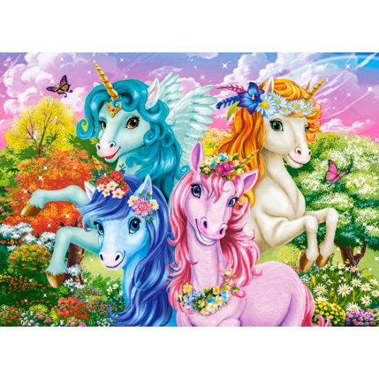 Puzzle Castorland Süßes Einhorn-Selfie 70 Teile