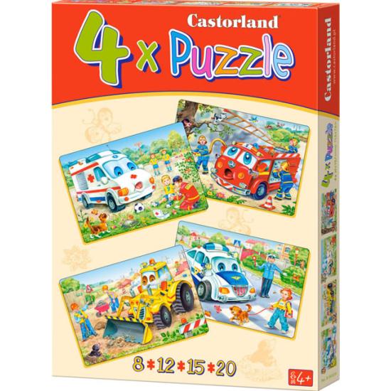 Puzzle Castorland Emergency Services 8+12+15+20