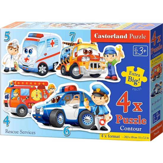 Puzzle Castorland Rescue ServicesProgressive 4+5+6+7