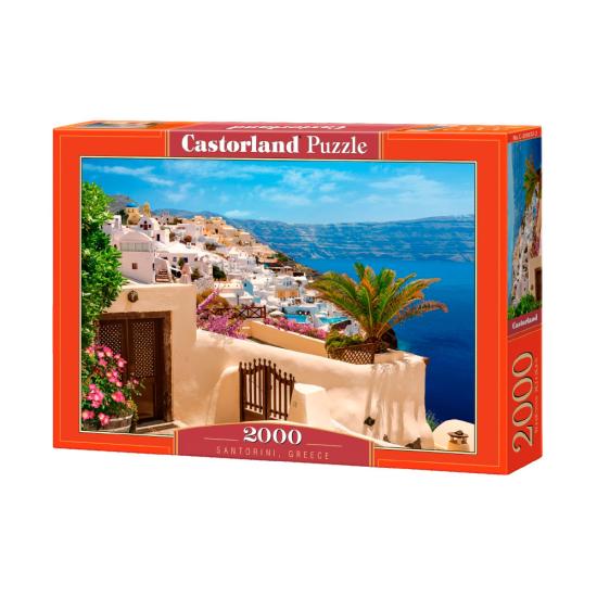 Castorland Terrace in Santorini, Griechenland 2000-teiliges Puzz