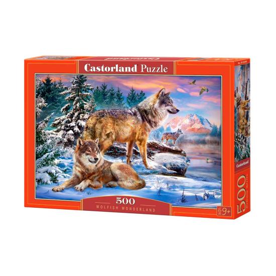 Castorland Land der Wölfe Puzzle 500 Teile