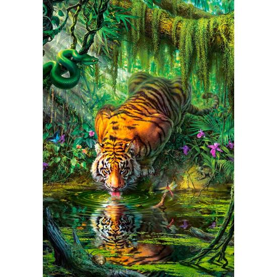Castorland Tiger im Dschungel Puzzle 1000 Teile