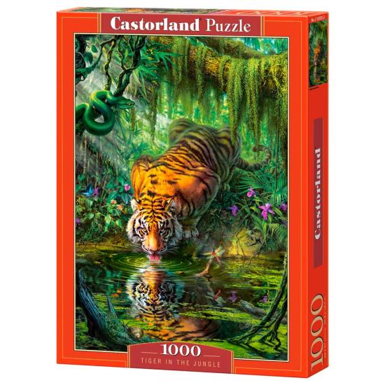 Castorland Tiger im Dschungel Puzzle 1000 Teile