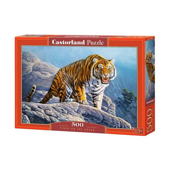 Castorland Tiger on the Rocks Puzzle 500 Teile