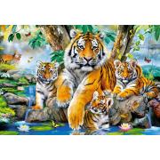 Castorland Tigers in the Stream Puzzle 1000 Teile
