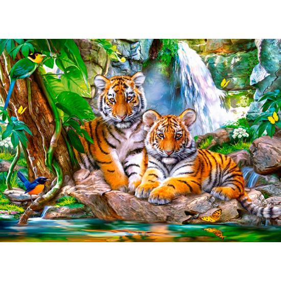 Castorland Tigers in the Waterfall Puzzle 300 Teile Castorland Tigers in the Waterfall Puzzle 300 Teile