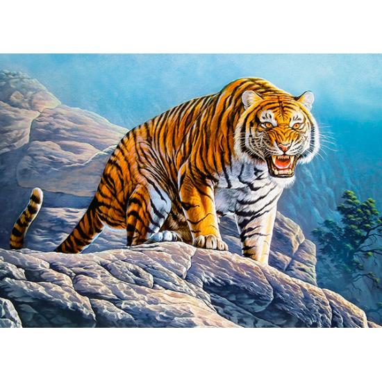 Castorland Tiger on the Rocks Puzzle 180 Teile
