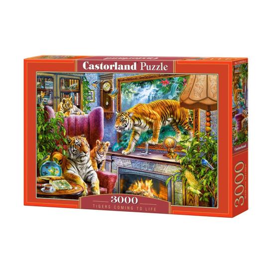 Castorland Tigers Coming to Life Puzzle 3000 Teile Castorland Tigers Coming to Life Puzzle 3000 Teile