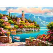 Castorland Clock Tower in the Village Puzzle 2000 Teile