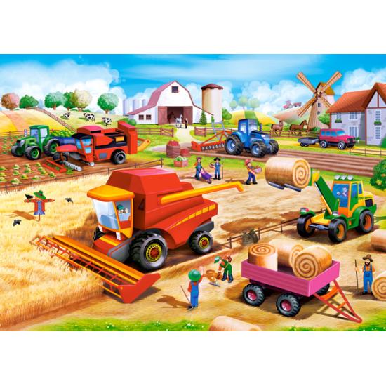 Puzzle Castorland Arbeit Auf Dem Bauernhof 60 Teile