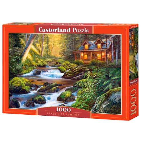 Puzzle Castorland Tranquility Next to the Stream mit 1000 Teilen