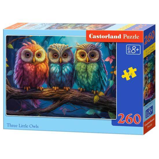 Puzzle Castorland Drei Kleine Eulen 260 Teile