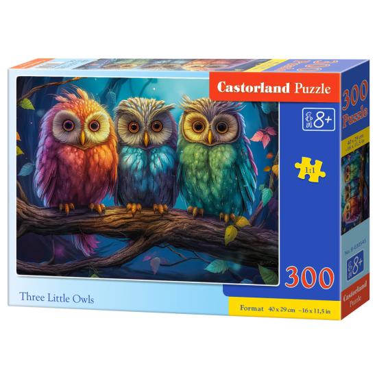 Puzzle Castorland Drei Kleine Eulen 300 Teile