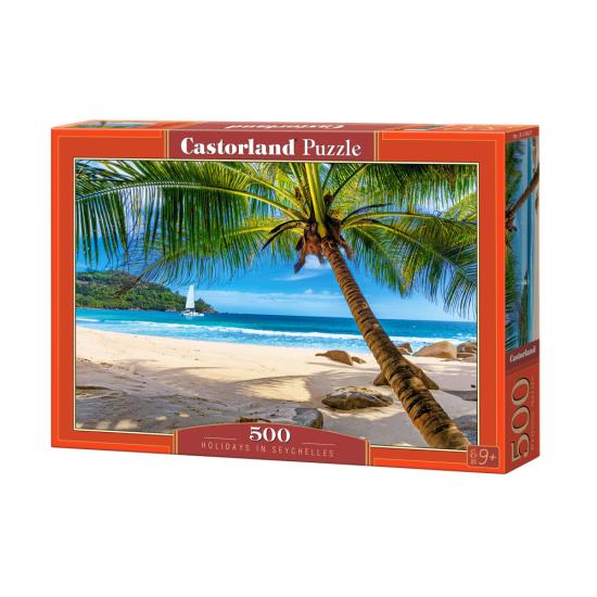 Castorland Puzzle Urlaub auf den Seychellen 500 Teile Castorland Puzzle Urlaub auf den Seychellen 500 Teile