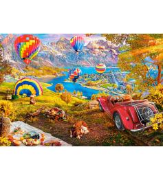 Puzzle Castorland Heißluftballontal 1000 Teile