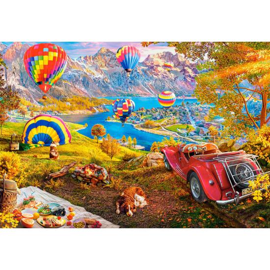 Puzzle Castorland Heißluftballontal 1000 Teile