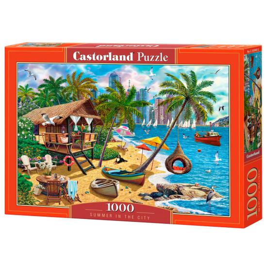 Puzzle Castorland Sommer in der Stadt mit 1000 Teilen