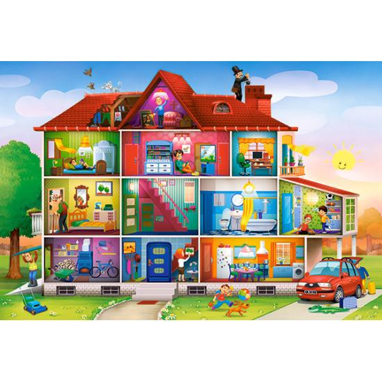 Castorland Life in the House XXL-Puzzle mit 40 Teilen Castorland Life in the House XXL-Puzzle mit 40 Teilen