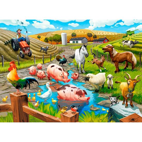 Castorland Farm Life Puzzle 70 Teile