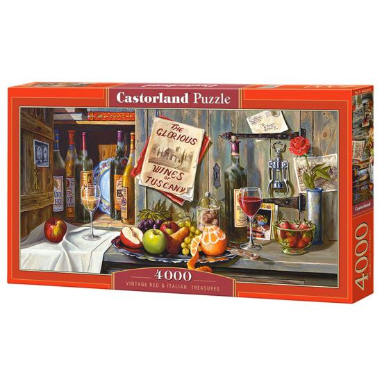 Castorland Vintage Italienische Weine und Schätze Puzzle mit 400