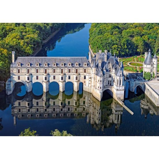 Castorland Puzzle Luftaufnahme des Chateau Chenonceau 500 Fuß Castorland Puzzle Luftaufnahme des Chateau Chenonceau 500 Fuß