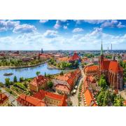 Puzzle Castorland Luftaufnahme Von Breslau, Polen 1000 Teile