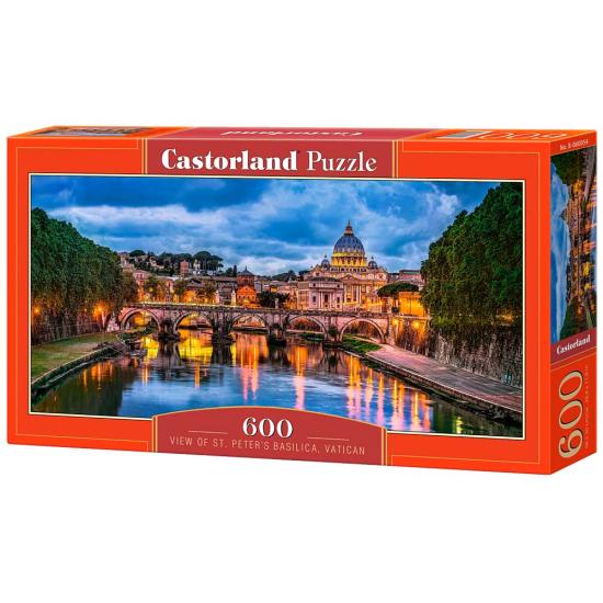 Castorland Ansicht des Petersdoms Puzzle 600 Teile