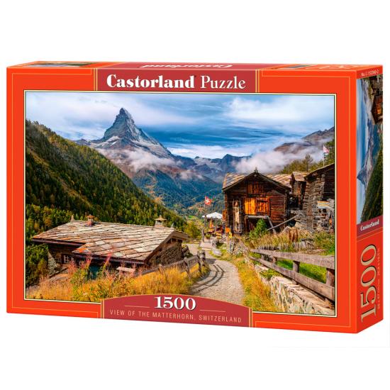 Puzzle Castorland Blick Auf Das Matterhorn, Schweiz 1500 Teile