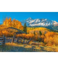 Puzzle Castorland Blick Auf Den Wilson Peak Im Herbst, USA 1000
