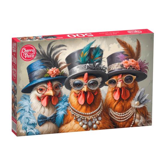 Puzzle Cherry Pazzi Die gehobene Gesellschaft 500 Teile