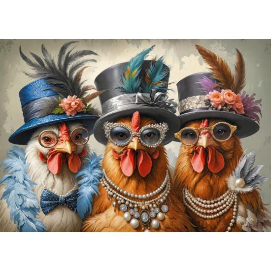 Puzzle Cherry Pazzi Die gehobene Gesellschaft 500 Teile