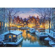 Cherry Pazzi Amsterdam bei Nacht Puzzle 1000 Teile