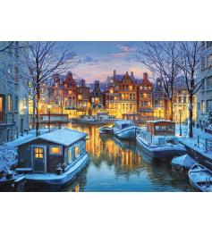 Cherry Pazzi Amsterdam bei Nacht Puzzle 1000 Teile