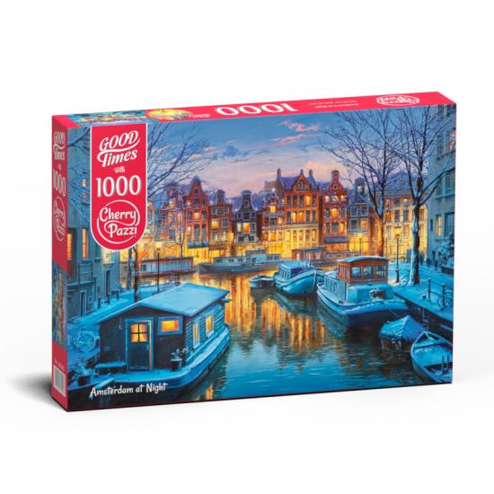 Cherry Pazzi Amsterdam bei Nacht Puzzle 1000 Teile