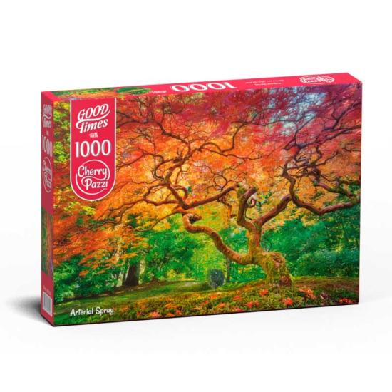 Cherry Pazzi Reddish Splashed Tree Puzzle 1000 Teile