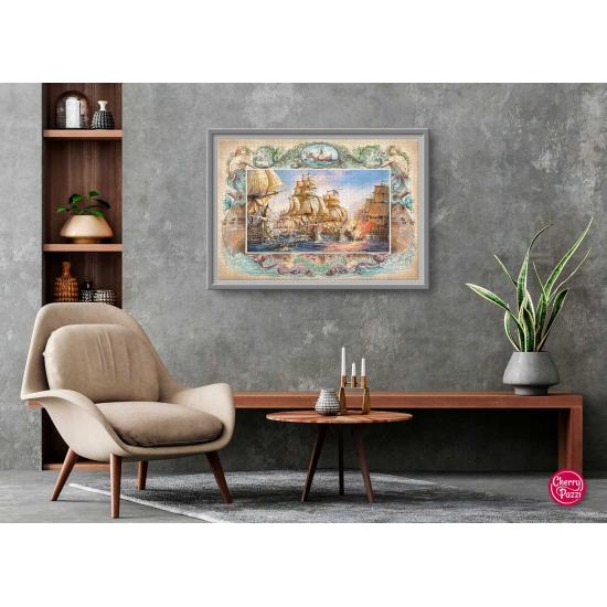 Cherry Pazzi Seeschlacht-Puzzle 2000 Teile