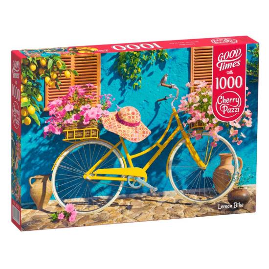 Puzzle Cherry Pazzi Zitronenfahrrad 1000 teile