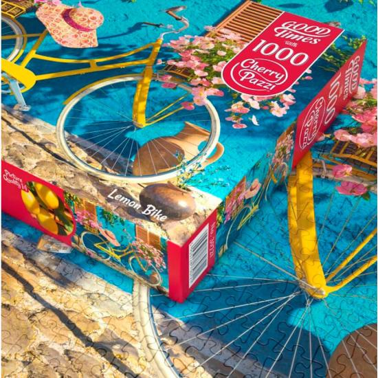 Puzzle Cherry Pazzi Zitronenfahrrad 1000 teile