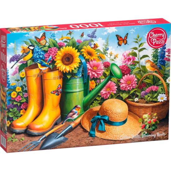 Puzzle Cherry Pazzi Goldene Stiefel, Blühende Wurzeln 1000 Teile