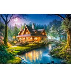 Puzzle Cherry Pazzi Waldläuferhütte 1000 Teile