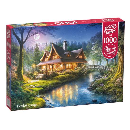 Puzzle Cherry Pazzi Waldläuferhütte 1000 Teile