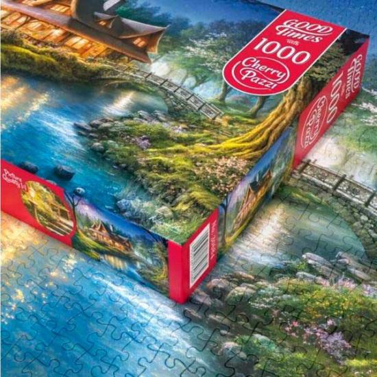 Puzzle Cherry Pazzi Waldläuferhütte 1000 Teile