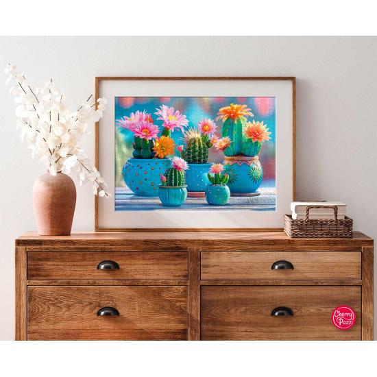 Puzzle Cherry Pazzi Kaktusfeuerwerk 1000 Teile