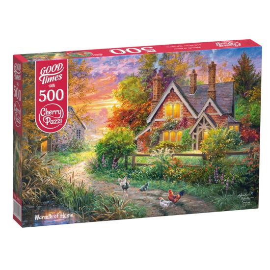 Puzzle Cherry Pazzi Wärme wie zu Hause 500 Teile