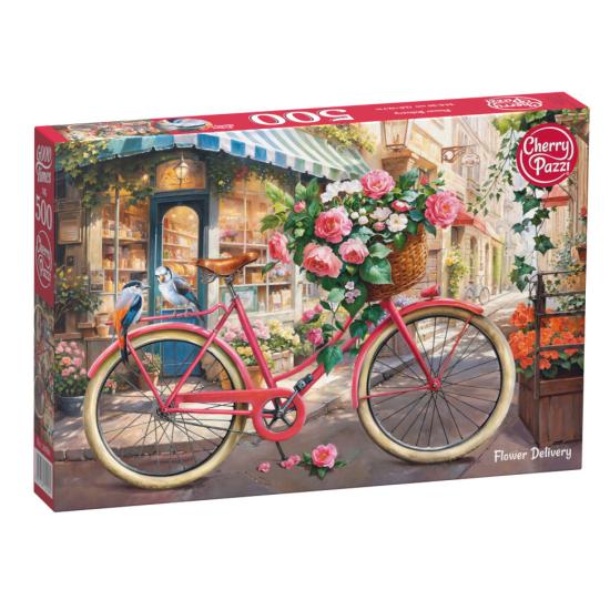 Puzzle Cherry Pazzi Blumenlieferdienst 500 Teile