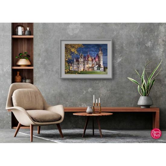 Cherry Pazzi Castle in Moszna Puzzle 1000 Teile