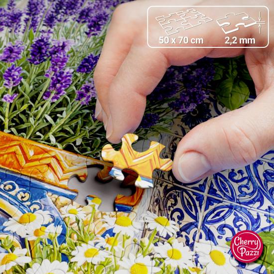 Puzzle Cherry Pazzi Töpferei In Blüte 1000 Teile