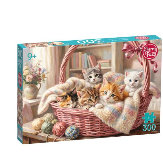 Puzzle Cherry Pazzi Korb Voller Liebe XXL 300 Teile