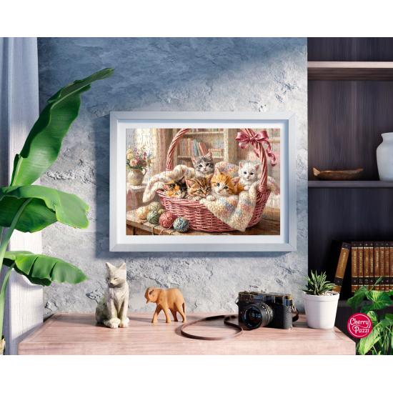 Puzzle Cherry Pazzi Korb Voller Liebe XXL 300 Teile