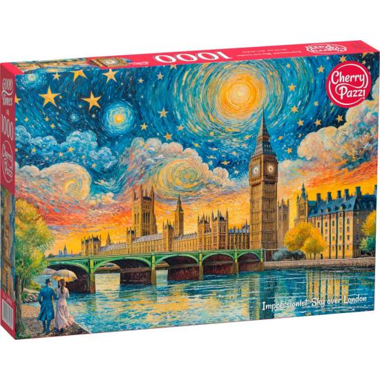 Puzzle Cherry Pazzi Impressionistischer Himmel über London 1000